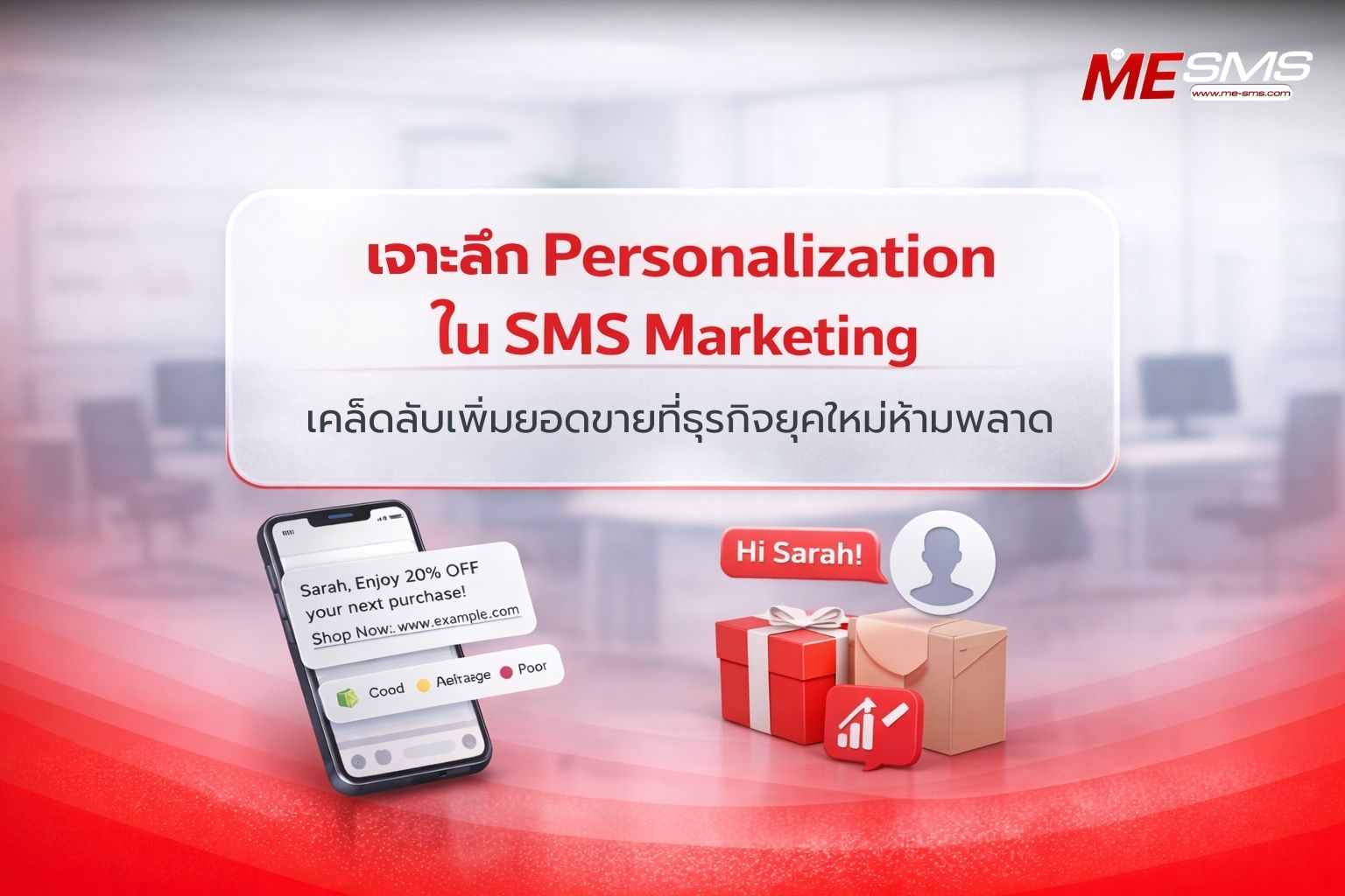 เจาะลึก Personalization ใน SMS Marketing  เคล็ดลับเพิ่มยอดขายที่ธุรกิจยุคใหม่ห้ามพลาด