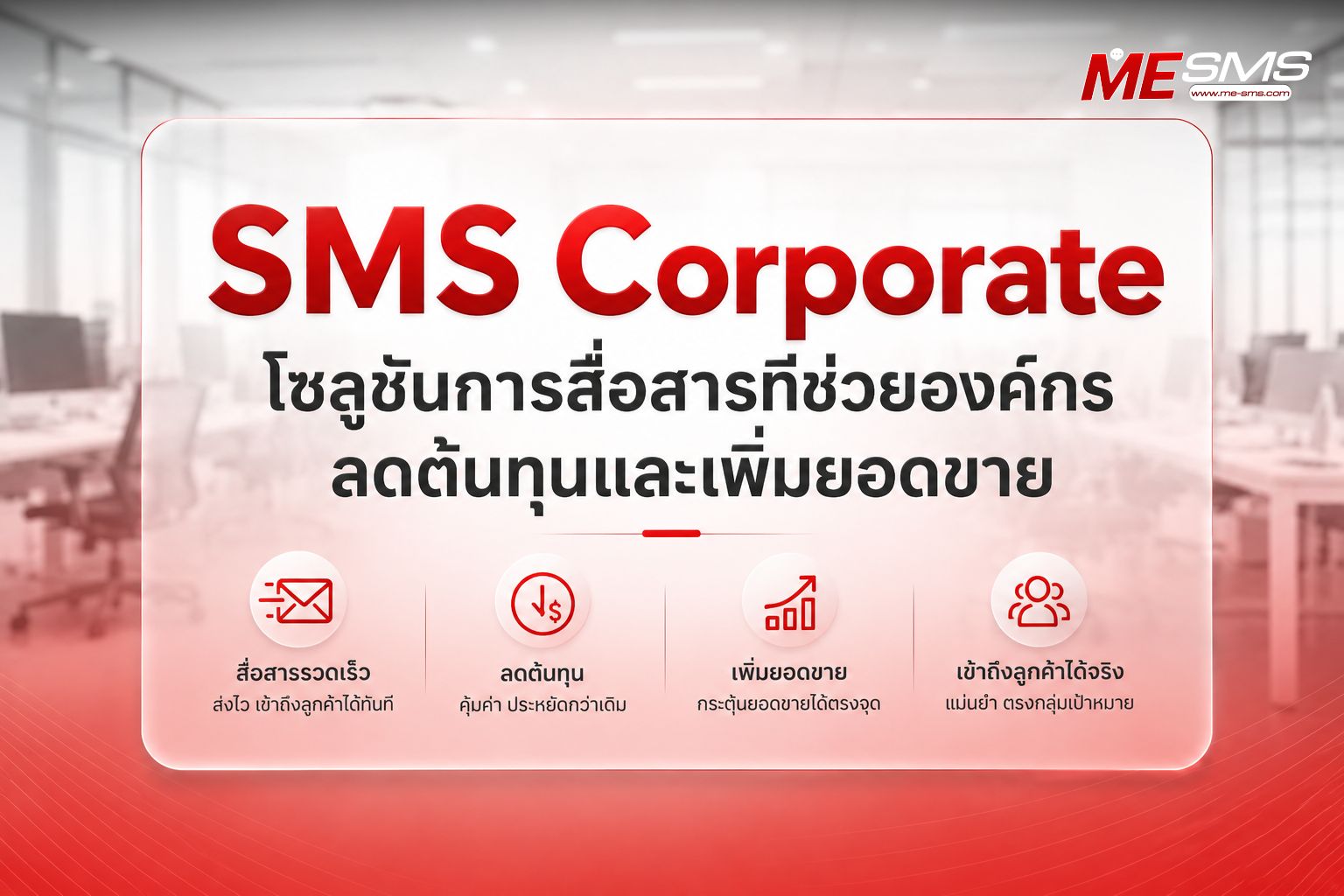 ทำความรู้จัก SMS Corporate ระบบส่ง SMS สำหรับองค์กรแบบมืออาชีพ